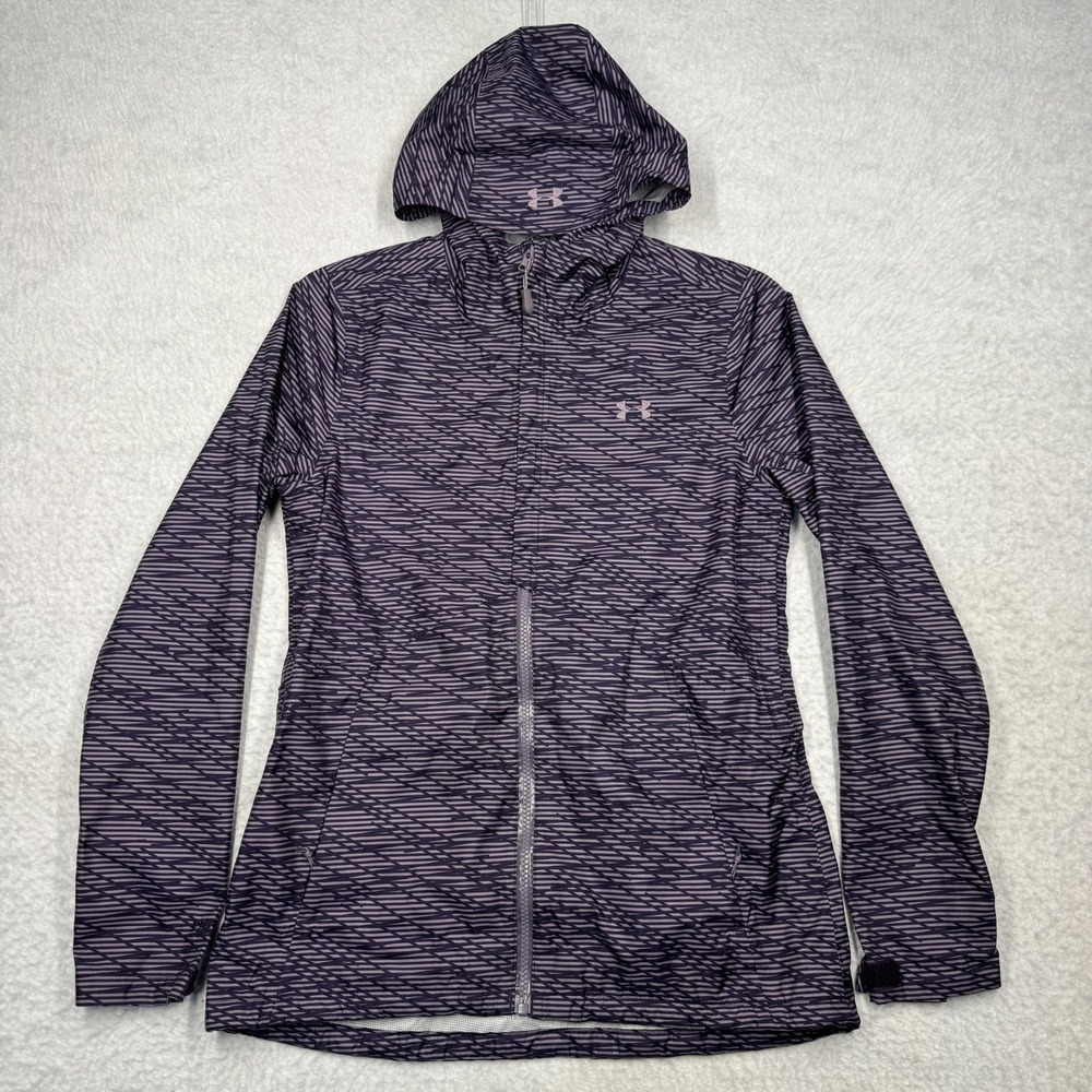 Under Armour Storm Windbreaker Full Zip Jacket Purple Women's‎ Size XS